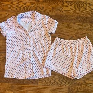 Roller Rabbit Pajamas!  Pink Heart!  XXS